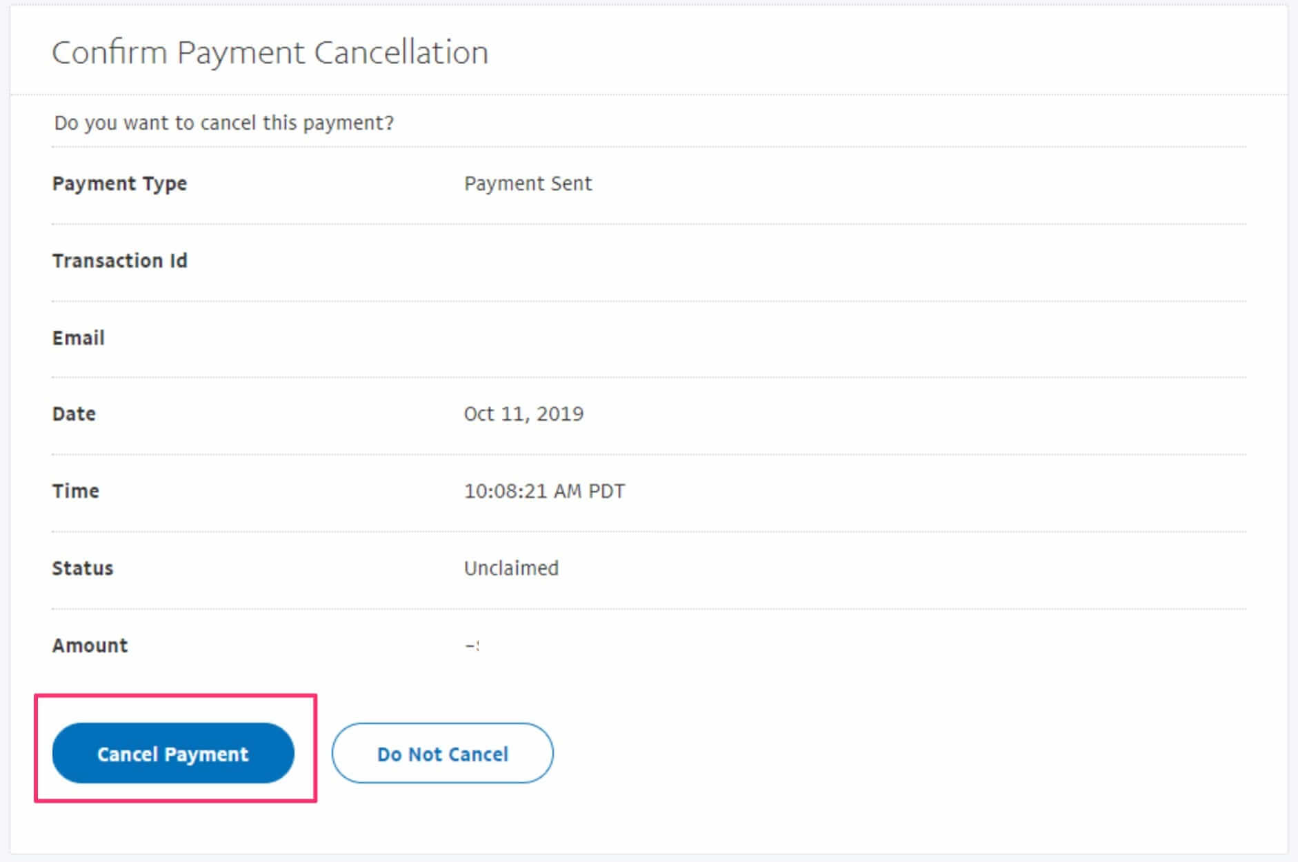 How To Cancel A PayPal Payment