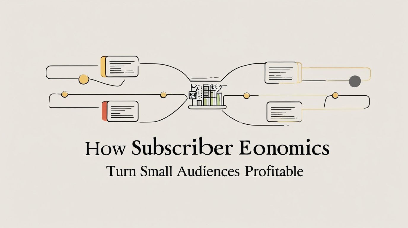 How Subscriber Economics Turn Small Audiences Profitable